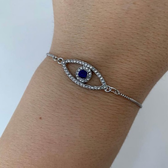 Evil Eye Adjustable Bracelet - Picture 3 of 3
